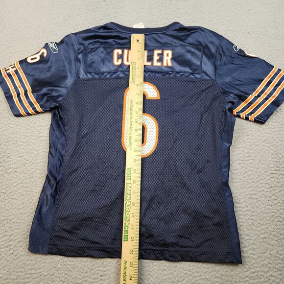 Chicago Bears Jersey Women's Large Reebok Jay Cutler #6 NFL On Field Football - Picture 6 of 11